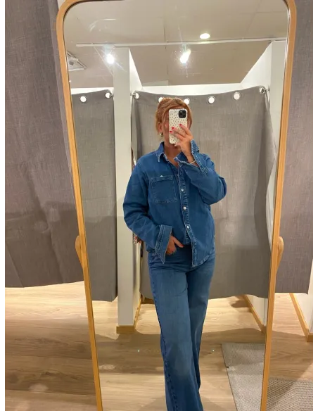 PCSILKE LS SHIRT DNM