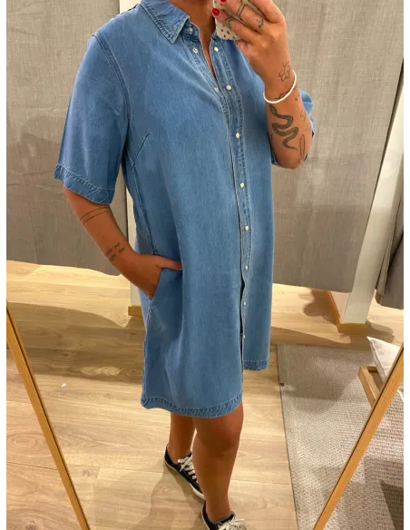 OBJFRAME 2/4 RE DENIM DRESS