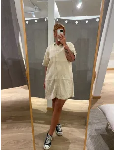 OBJFRAME 2/4 RE DENIM DRESS 2