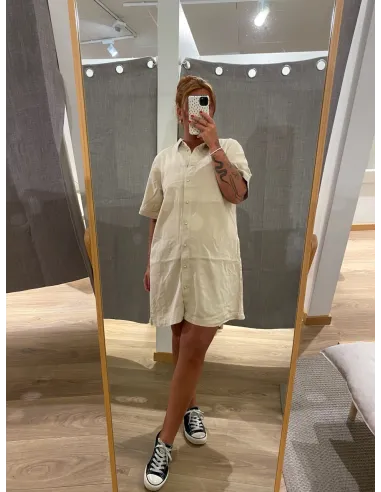 OBJFRAME 2/4 RE DENIM DRESS