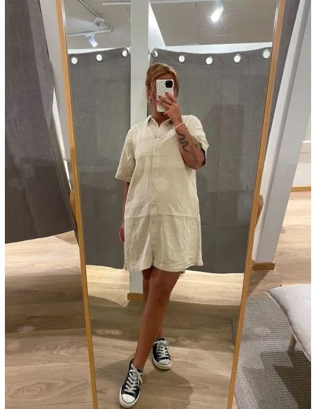 OBJFRAME 2/4 RE DENIM DRESS