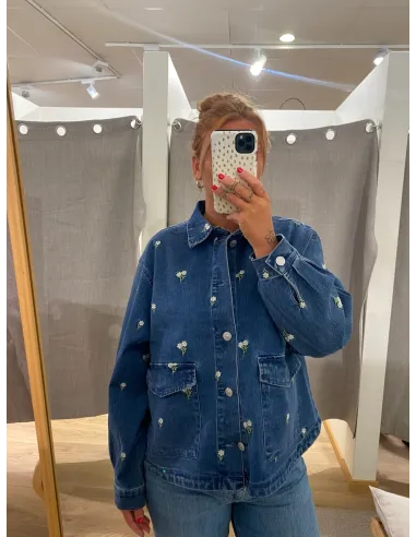 PCFLORA LS DENIM SHIRT