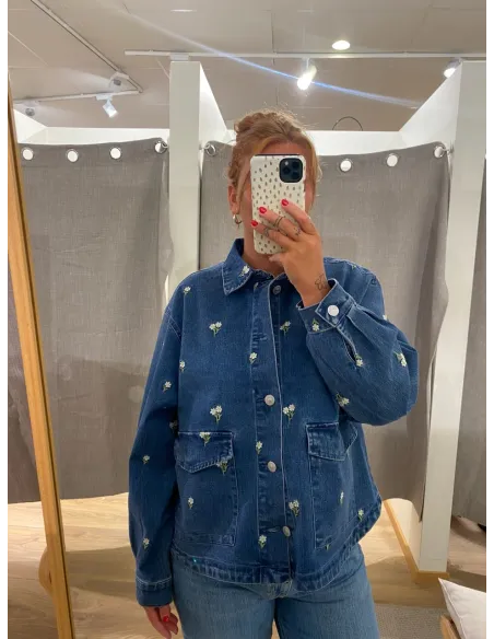 PCFLORA LS DENIM SHIRT