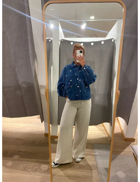 PCFLORA LS DENIM SHIRT