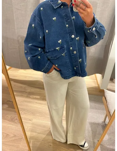 PCFLORA LS DENIM SHIRT