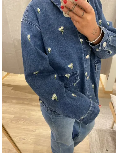 PCFLORA LS DENIM SHIRT