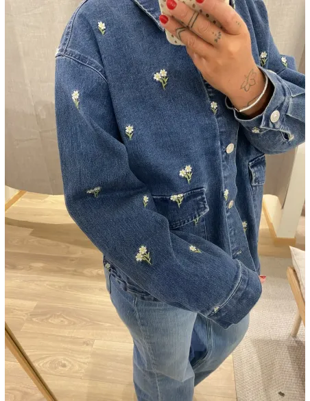 PCFLORA LS DENIM SHIRT