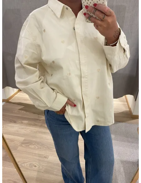 ONLVERA LS HEART DNM SHIRT