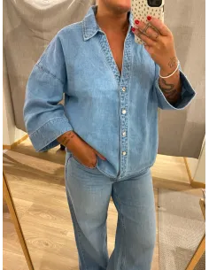 ONLMONTES 3/4 DNM SHIRT 2