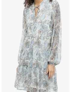 VIFALIA L/S TIE V-NECK DRESS