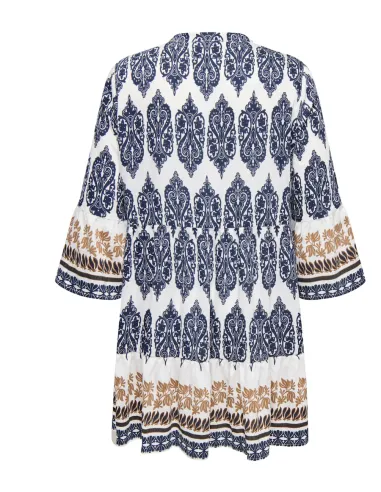 CARHAVANA 3/4 TUNIC DRESS AOP