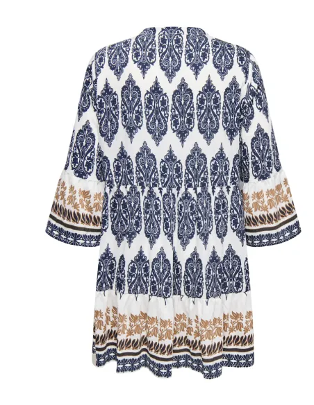 CARHAVANA 3/4 TUNIC DRESS AOP