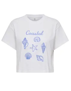 ONLANNBEL S/S BOXY CROP TEE