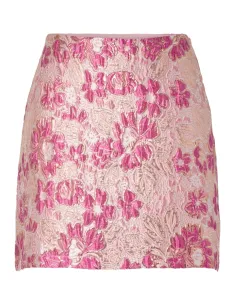 PCAMELIA HW JAQUARD SHORT SKIRT 2