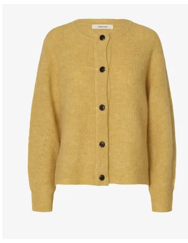 SLFLULU LS KNIT SHORT CARDIGAN