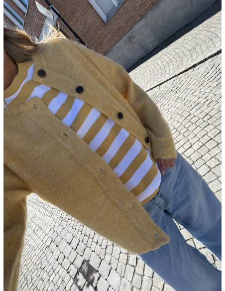 SLFLULU LS KNIT SHORT CARDIGAN