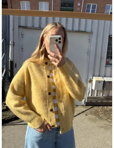 SLFLULU LS KNIT SHORT CARDIGAN