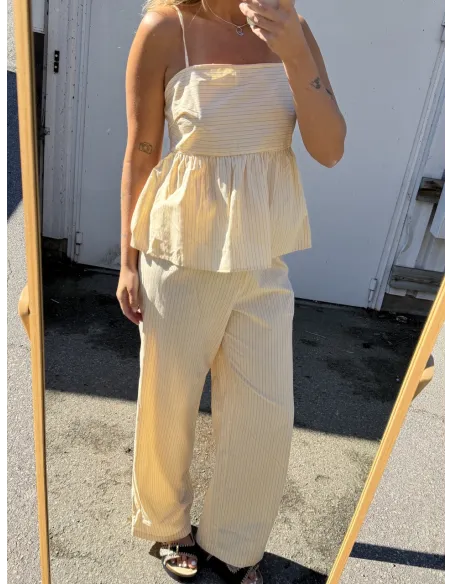 PCAPRIL HW WIDE PANTS