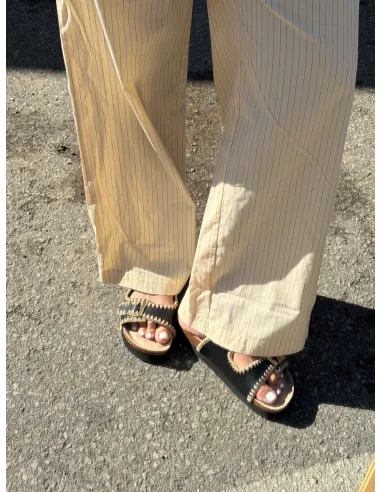 PCAPRIL HW WIDE PANTS