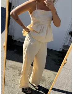 PCAPRIL HW WIDE PANTS