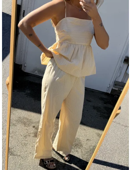 PCAPRIL HW WIDE PANTS