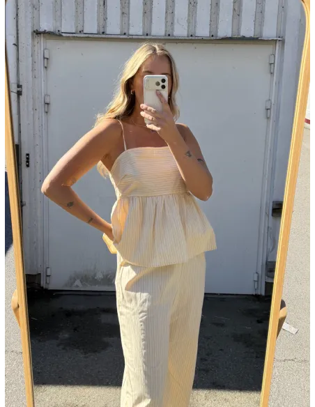 PCAPRIL HW WIDE PANTS