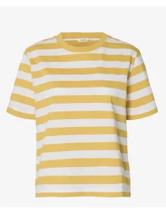 SLFESSENTIAL SS STRIPED BOXY TEE NOOS