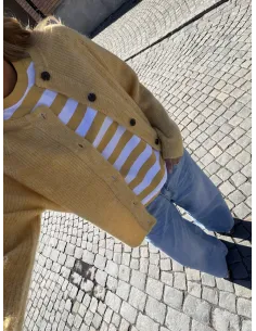 SLFESSENTIAL SS STRIPED BOXY TEE NOOS 2