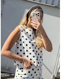 PCSALUME SL DENIM TOP
