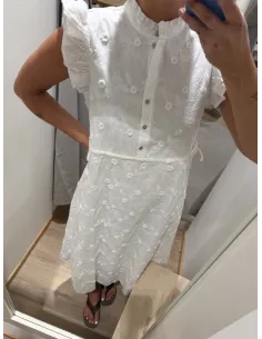 VISIMONE O-NECK S/L MIDI DRESS 2