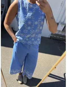 JDYMARINA S/L EMB. TOP