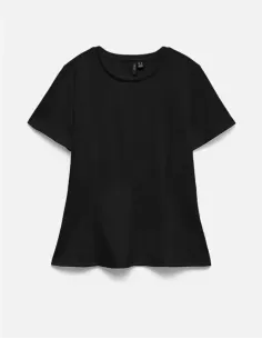 VMABBY SS PEPLUM TOP