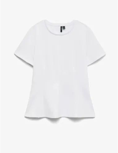 VMABBY SS PEPLUM TOP