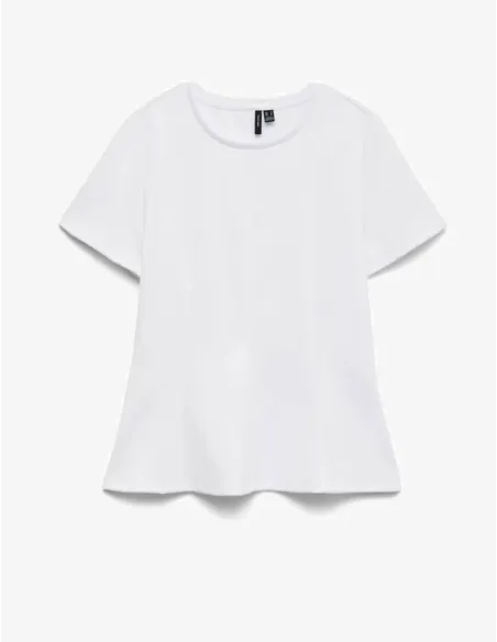 VMABBY SS PEPLUM TOP