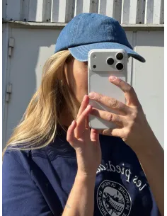 SLFWINNY DENIM LOGO CAP