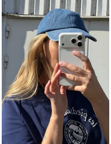 SLFWINNY DENIM LOGO CAP
