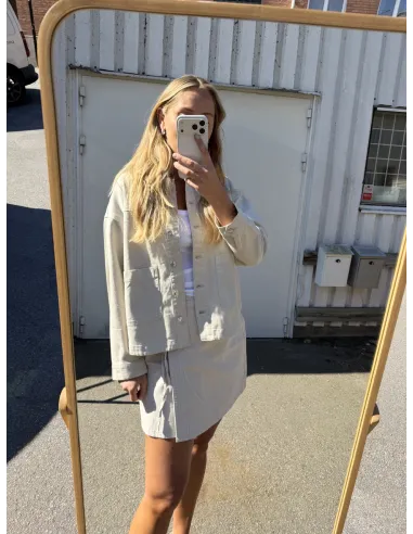 VMLIZA MR SHORT DENIM WRAP SKIRT