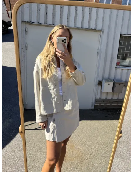 VMLIZA MR SHORT DENIM WRAP SKIRT