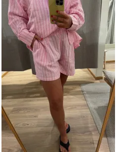 JXALMIRA LINEN BLEND HW SHORTS
