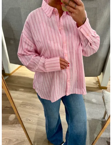 ALMIRA LINEN  BLEND LS SHIRT