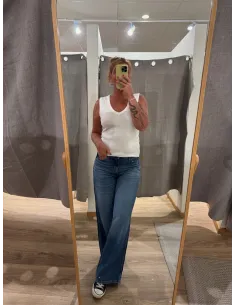 VMCHLOE SL DEEP V-NECK TOP 2