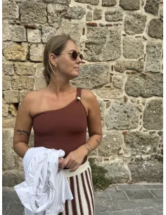 SLFBARI ONE SHOULDER SWIMSUIT