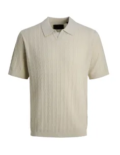 JPRBLAJAMES CABLE KNIT SPLIT NECK