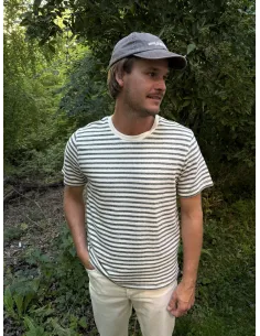 SLHKEVIN STRIPE SS O-NECK TEE