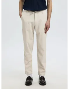 SLH172-SLIMTAPE BRODY LINEN PANT NOOS
