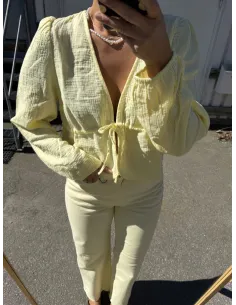 PCSASTINA V-NECK TIE TOP 2