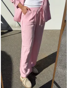ONLITA MW LINEN LOOK WIDE PANT