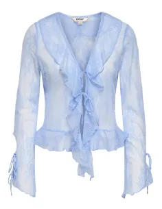 ONLCALIBEA L/S RUFFLE TOP