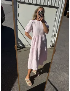 VIPRISILLA 2/4 O-NECK MIDI DRESS