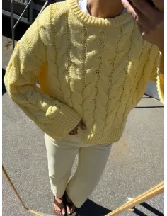 VMSVEA CABLE KNITTED PULLOVER 2